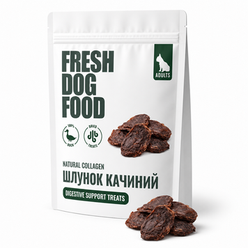 Шлунок качиний сушений Fresh Dog Food 150 г &mdash; ласощі для собак SMDSH150 фото